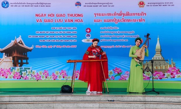Efectuan programa de intercambio cultural entre Vietnam y Laos hinh anh 1