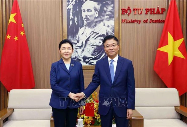 Vietnam y China fortalecen cooperacion legal y juridica hinh anh 1