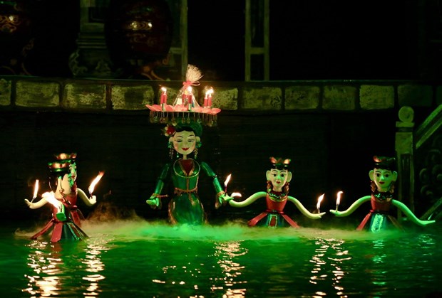Phu Quoc inaugura el primer teatro de marionetas de playa en Vietnam hinh anh 1