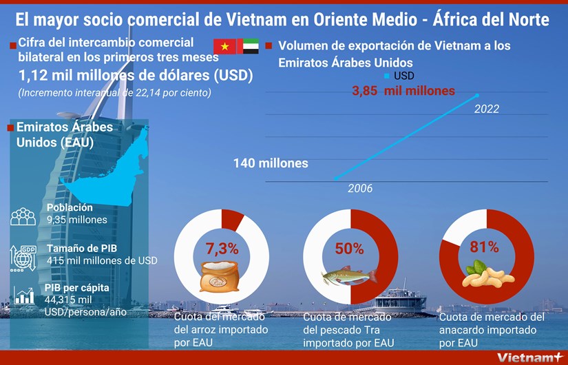 El mayor socio comercial de Vietnam en Oriente Medio - Africa del Norte hinh anh 1