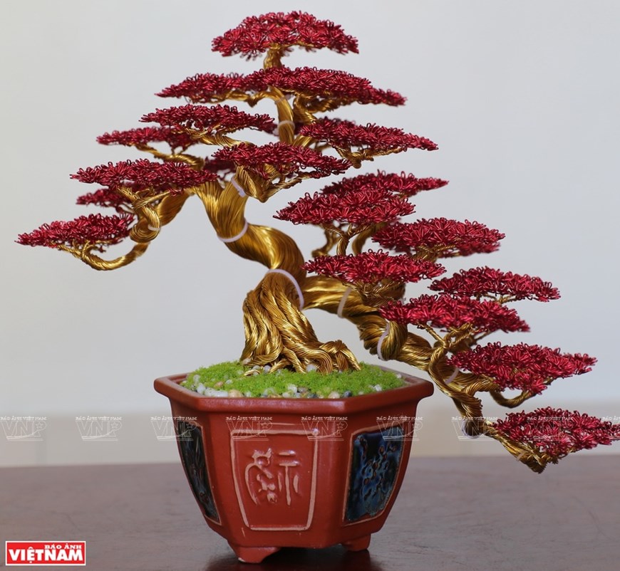 Obras maestras de bonsái hechas con alambres de cobre en Vietnam, Cultura-Deporte